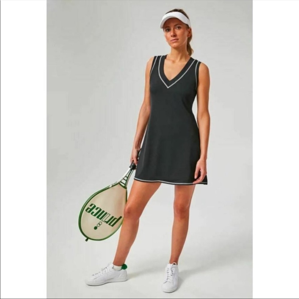 NWT Tuckernuck Black V Neck Sport Dress